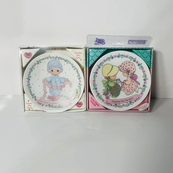 Precious Moments "Friendship Hits The Spot" & "You Have Touched So Many Hearts" - Picture 1 of 1